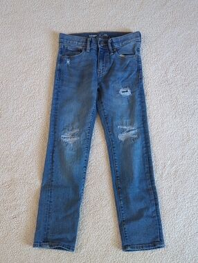 3 For $30. Old Navy Boy's Blue Slim Distressed Jeans